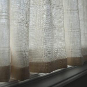 studio curtains weaving project