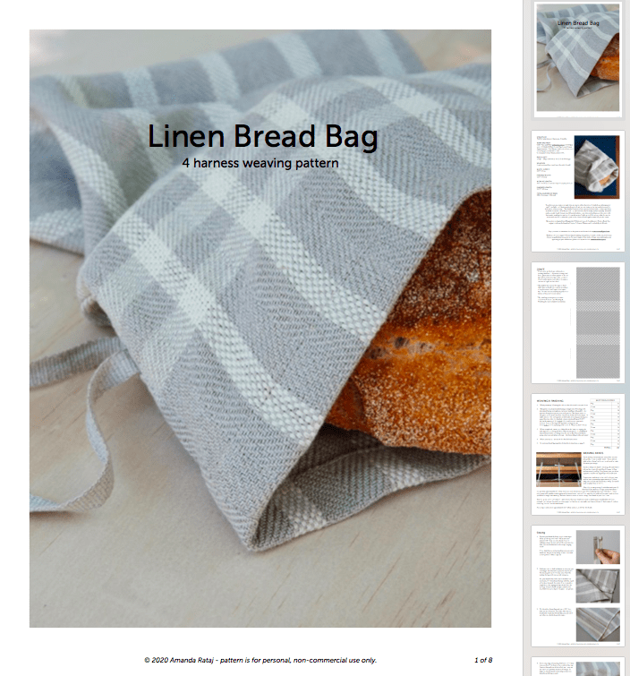 The Linen Bread Bag revisited! – the thread